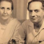 Faiz Ahmed Faiz with Alys Faiz